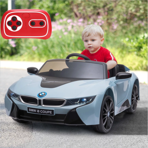Licensed BMW I8 Electric Ride-On Car for Kids with Remote Control - 12V Toy Vehicle