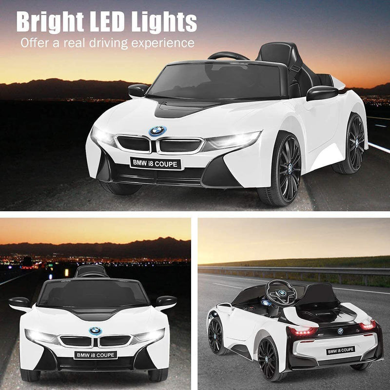 BMW I8 Electric Ride-On Car for Kids with 2.4G Remote Control and MP3 Player