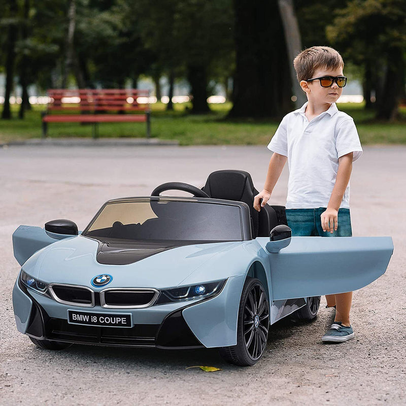 Licensed BMW i8 Style 12V Electric Ride-On Car for Kids with Remote Control, MP3 Player, and LED Lights