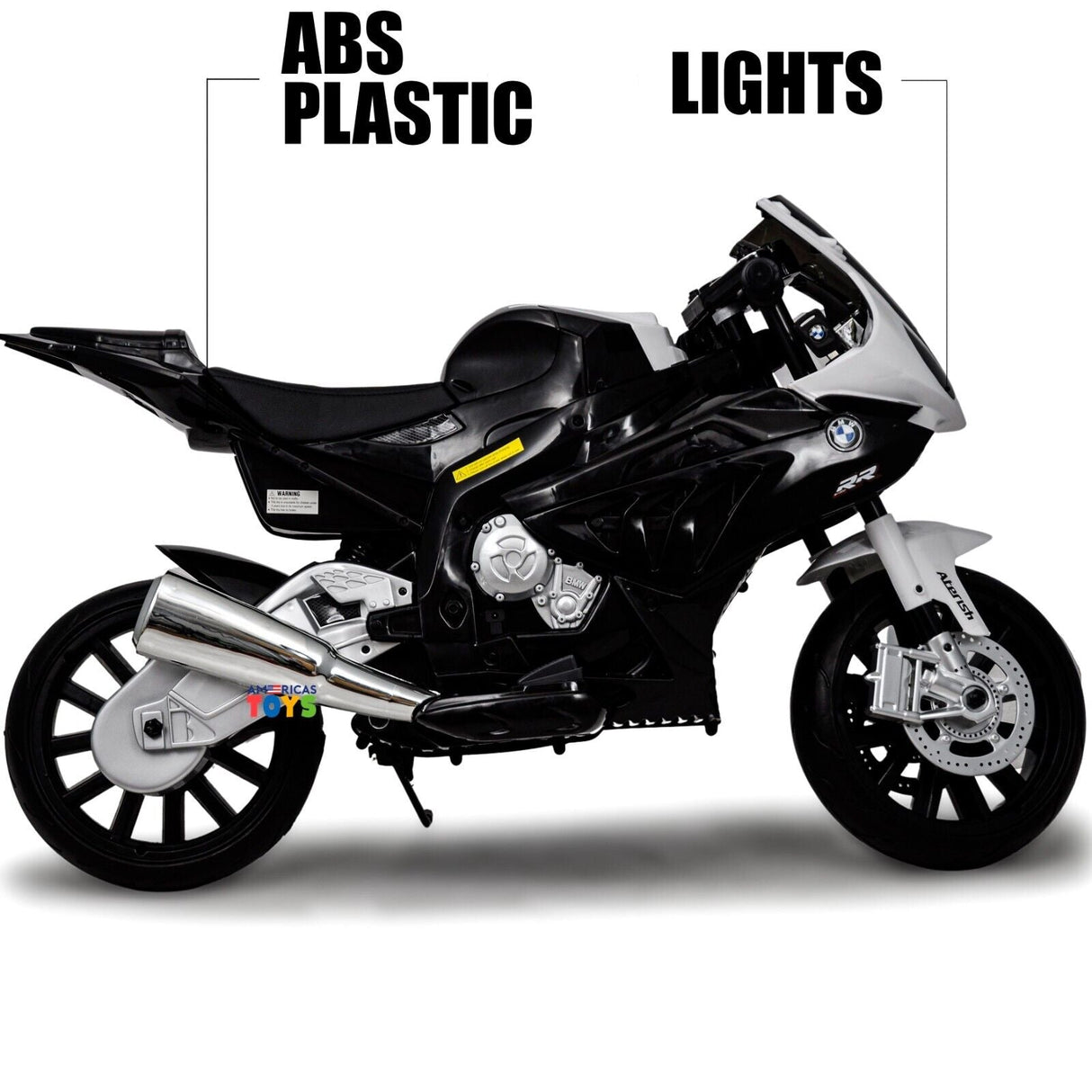 Licensed BMW Kids Motorcycle with MP3 Player and EVA Wheels - Available in Multiple Colors