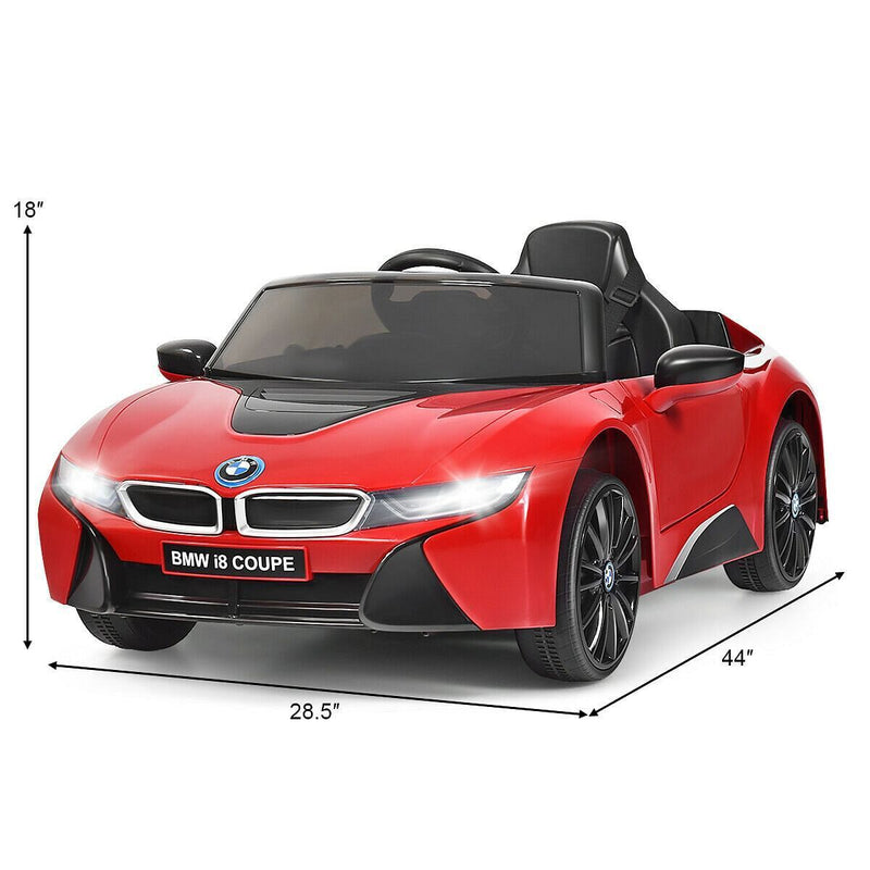 Licensed BMW Kids Ride On Car with Remote Control in Red - 12V Power
