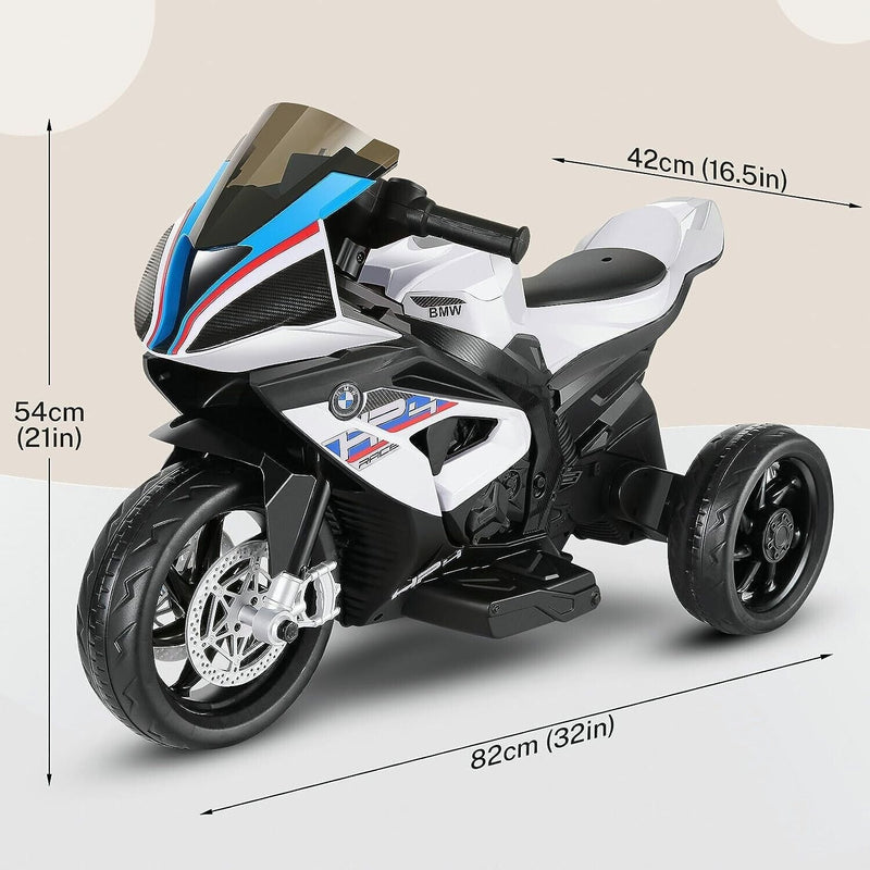Licensed BMW Multi-Terrain Kids Motorcycle Ride-on Toy - 12V Battery Powered for Toddlers
