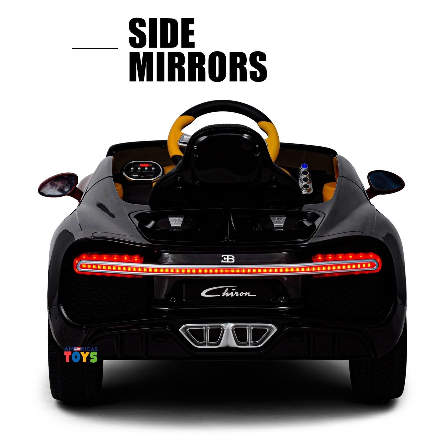 Licensed Bugatti R/C Car with Music, Leather Seat, and Multiple Color Options