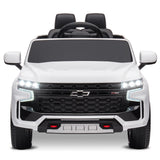 Licensed Chevrolet Silverado GMC 12V Ride-On Car Truck for Kids - White