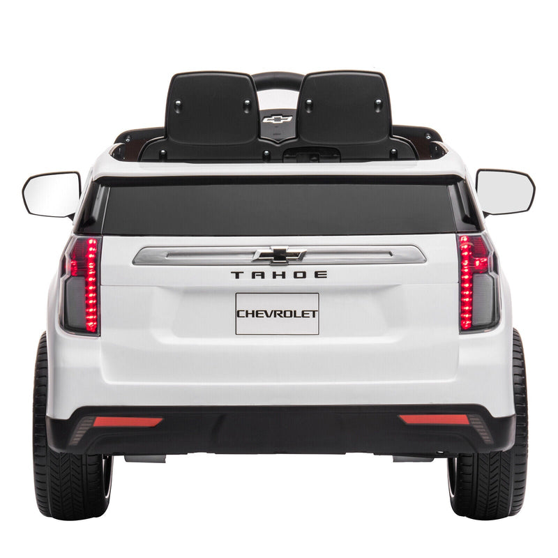 Licensed Chevrolet Silverado GMC 12V Ride-On Car Truck for Kids - White