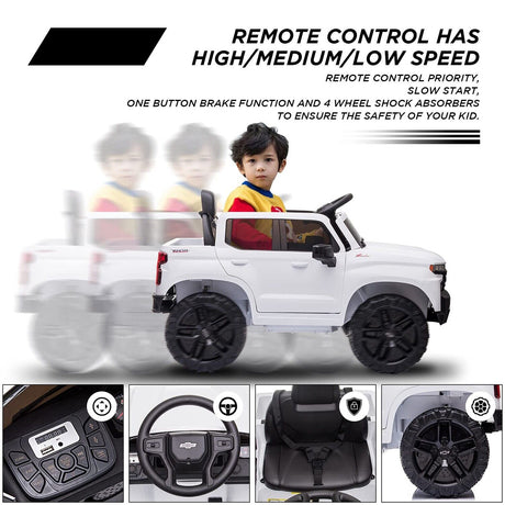 Chevrolet Silverado GMC 12V Battery-Powered Truck for Kids: Ride in Style!