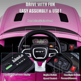 Licensed Dodge Charger SRT Hellcat 12V Electric Ride-On Car for Kids with 7Ah Battery