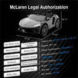 Licensed Electric Ride-On Toy Car for Kids with Remote Control and LED Headlights