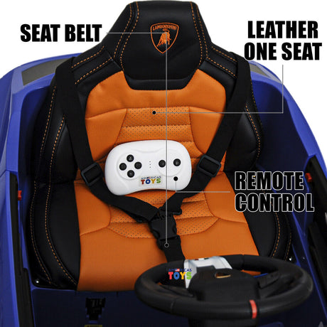 Licensed Lamborghini 12V Electric Ride-On Car for Kids with R/C and MP3 - Available in Multiple Colors
