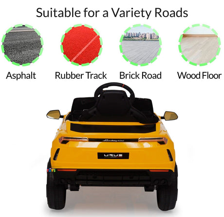 Licensed Lamborghini 12V Electric Ride-On Car for Kids with R/C and MP3 - Available in Multiple Colors