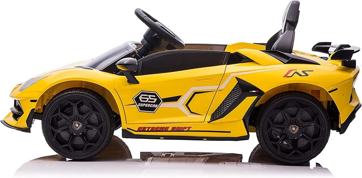 Licensed Lamborghini 12V Ride-On Car with Parental Remote Control and 3 Adjustable Speeds