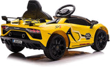 Licensed Lamborghini Aventador 12V Battery Powered Ride-On Sports Car Toy
