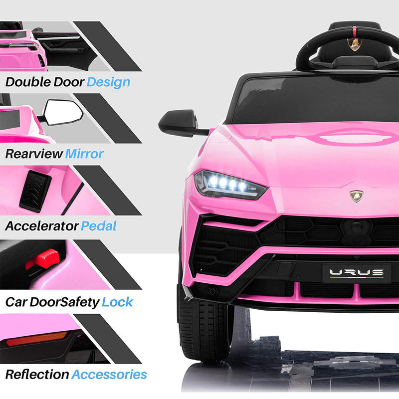 Licensed Lamborghini Electric Car for Kids with Remote Control and 4 Wheels