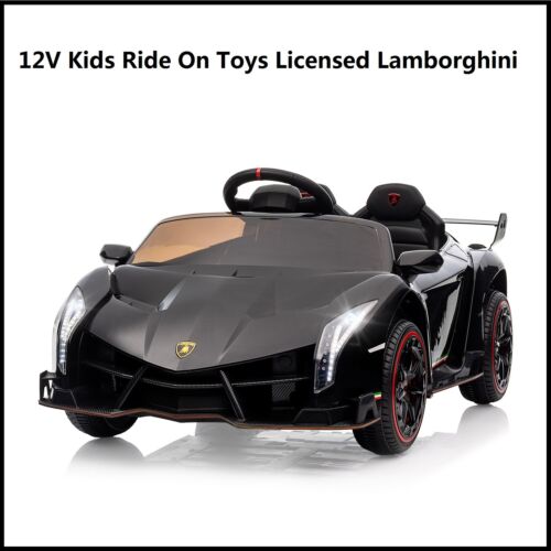 Licensed Lamborghini Electric Ride-On Car for Kids with Remote Control and 4 Wheels