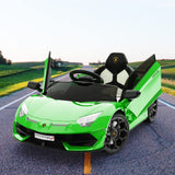 Licensed Lamborghini Kids Ride On Sports Car with Remote Control - 12V Electric Gift