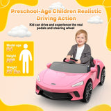 Licensed Lamborghini McLaren 12V Electric Ride-On Car for Kids with Remote Control