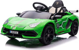 Licensed Lamborghini Ride-On Car Toy with Hydraulic Door and 3-Speed Function - 2x35W Motor, 12V Battery