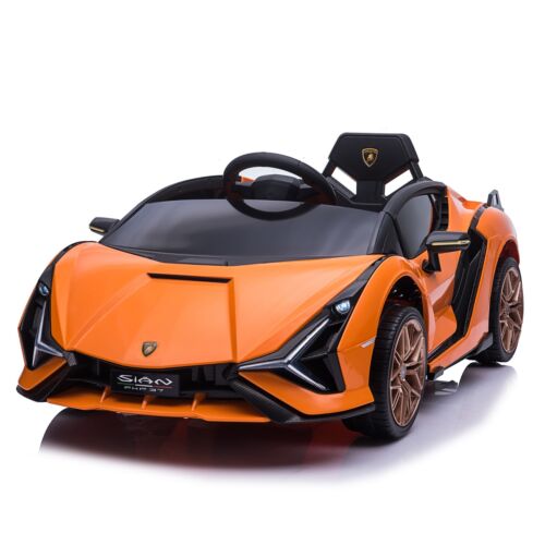 Licensed Lamborghini Sian 12V Kids Ride On Car with Remote Control - Battery Powered Toy for Endless Fun!