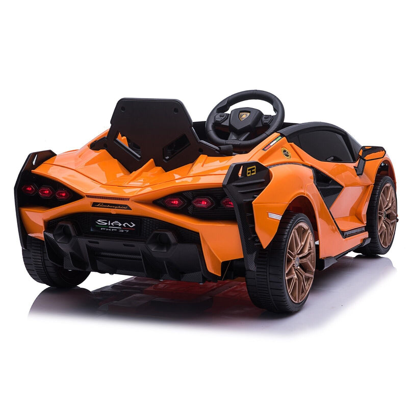 Licensed Lamborghini Sian 12V Kids Ride On Car with Remote Control - Battery Powered Toy for Endless Fun!