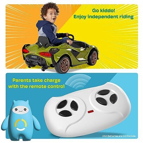 Licensed Lamborghini Sian Roadster 12V Electric Ride-On Toy Car for Kids