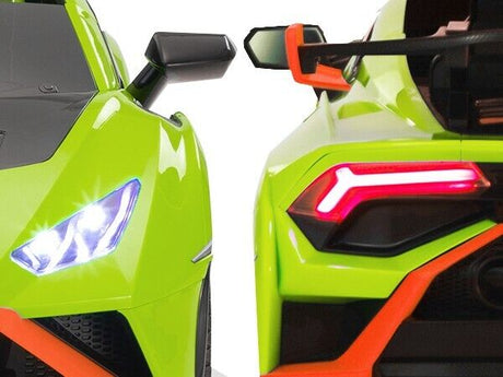 Licensed Lamborghini STO Ride On Car for Kids - 12V Battery Powered, Green