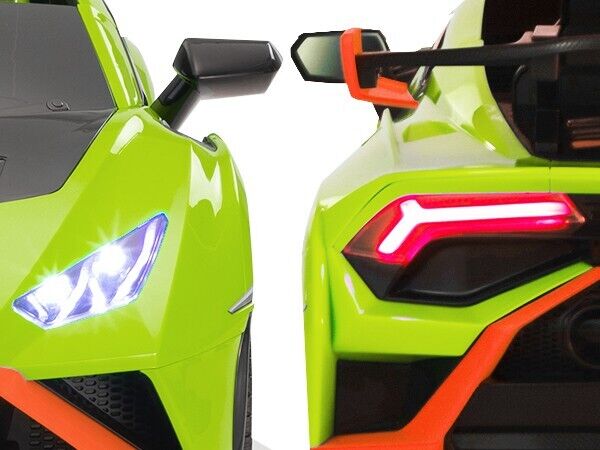Licensed Lamborghini STO Ride On Car for Kids - 12V Battery Powered, Green