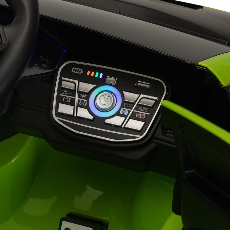 Licensed Lamborghini STO Ride On Car for Kids with RC and Music - 12V Electric Toy Vehicle