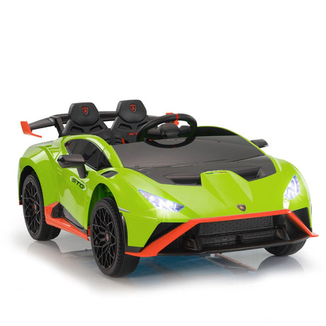 Licensed Lamborghini STO Electric Ride-On Car for Kids with Remote Control - 12V