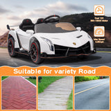 Licensed 12V Lamborghini 2-Seater Ride On Car for Kids - Electric Vehicle Gift