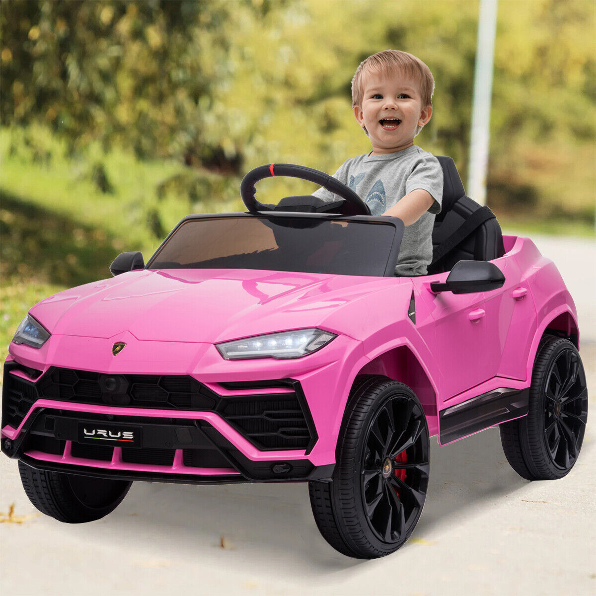 Licensed Lamborghini Urus 12V Electric Ride-On Car for Kids with Remote Control