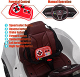 Licensed Lexus 12V Battery Ride-On Car for Kids with Remote Control, Music, and Multiple Color Options
