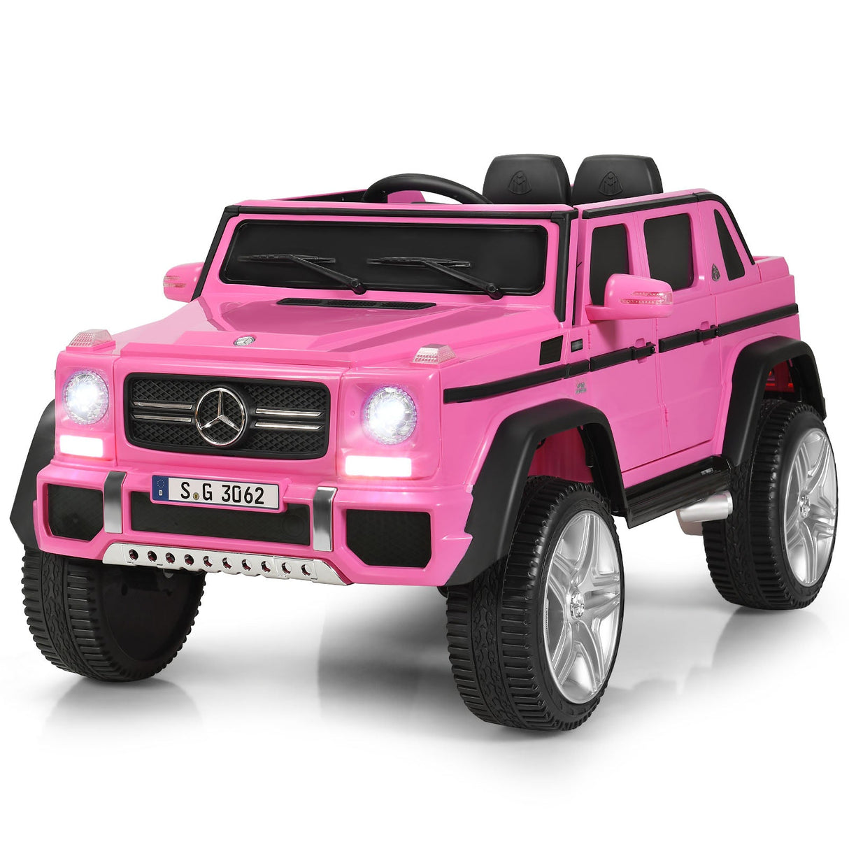 Licensed Mercedes Benz 12V Electric Kids RC Ride On Car - Battery Powered