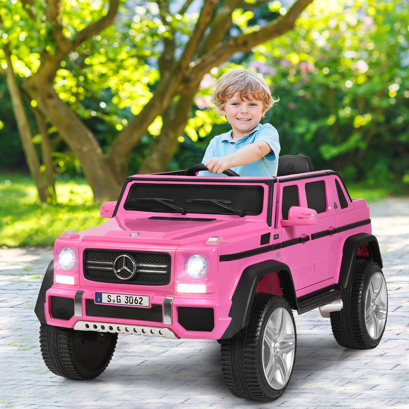 Licensed Mercedes Benz 12V Electric Kids RC Ride On Car - Battery Powered