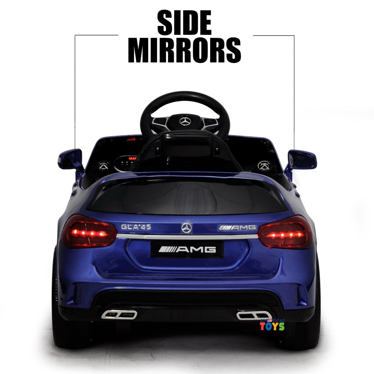 Licensed Mercedes-Benz 12V Kids Ride On Car with R/C and MP3 Music - Available in Multiple Colors