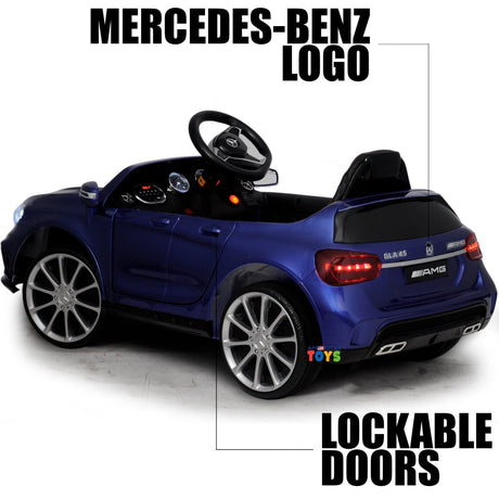 Licensed Mercedes-Benz 12V Kids Ride On Car with R/C and MP3 Music - Available in Multiple Colors