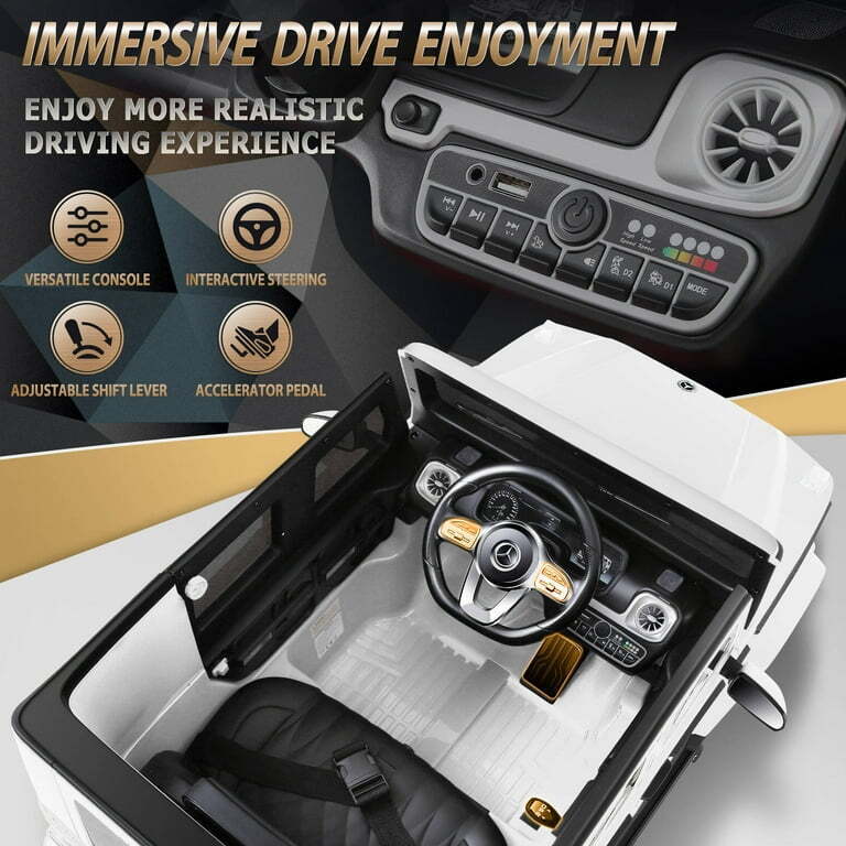 Licensed Mercedes-Benz 12V Kids Ride On Car with Remote Control and 3 Speeds - Brand New SUV Toy Truck