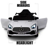 Licensed Mercedes-Benz 12V Ride-On Car with RC Control, MP3 Player, and Multiple Color Options for Kids