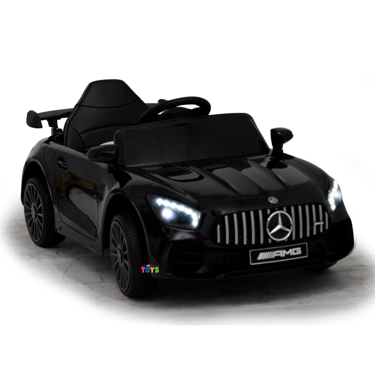 Licensed Mercedes-Benz 12V Ride-On Car with RC Control, MP3 Player, and Multiple Color Options for Kids