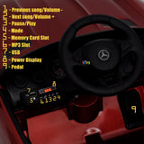 Licensed Mercedes-Benz 12V Ride-On Car with RC Control, MP3 Player, and Multiple Color Options for Kids