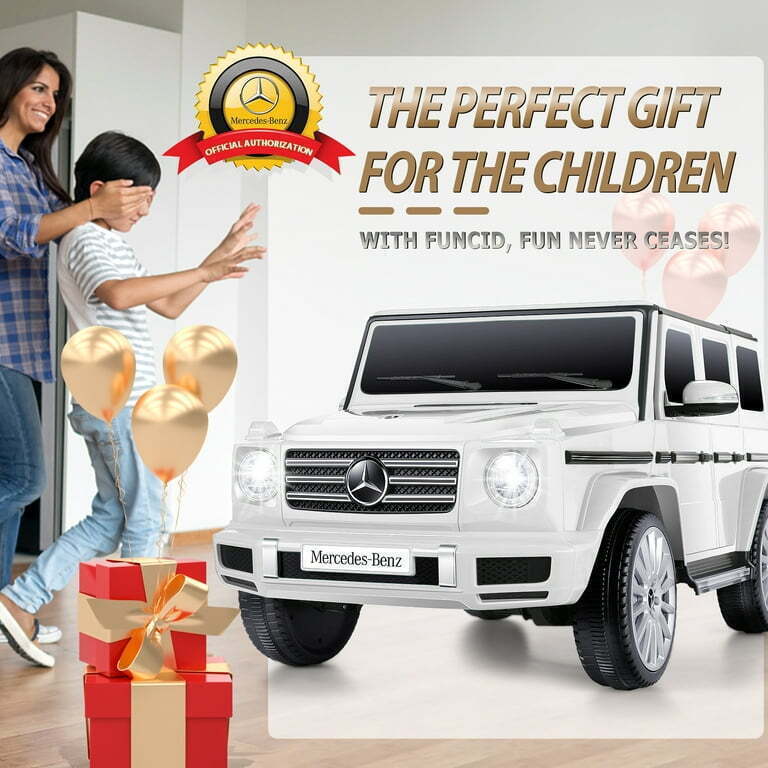 Licensed Mercedes-Benz 12V SUV Ride-On Car for Kids with Remote Control