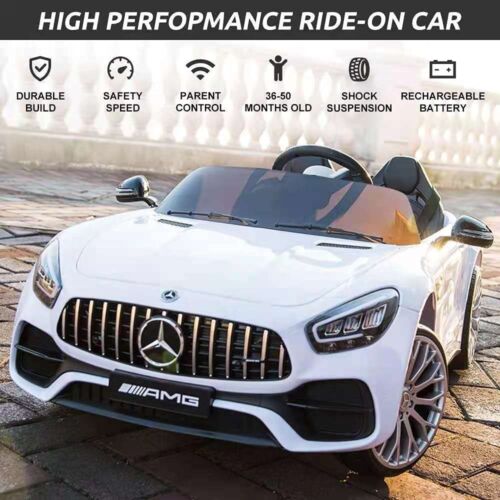 Licensed Mercedes-Benz 2 Seater Electric Ride-On Car for Kids with Remote Control