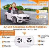 Licensed Mercedes Benz AMG SL65 Electric Ride-On Car for Kids with Remote Control - 12V USA Edition