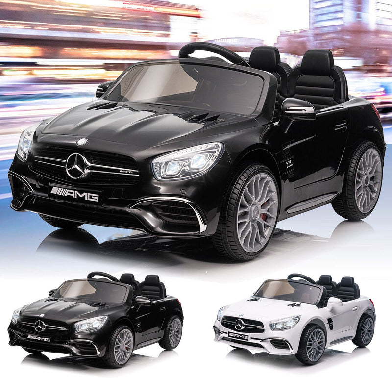Licensed Mercedes-Benz Electric Ride-On Car for Kids with LED Lights, Music, and Remote Control