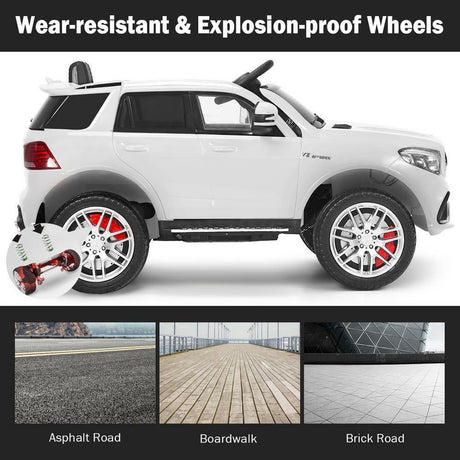 Licensed Mercedes Benz Electric Ride-On Car for Kids with MP3 and Remote Control