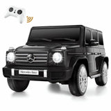 Licensed Mercedes-Benz G500 12V Ride-On Car with Remote Control and AUX/USB Connectivity for Kids