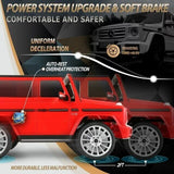 Licensed Mercedes-Benz G500 4WD Kids Ride-On Car with Remote Control and Music - 12V
