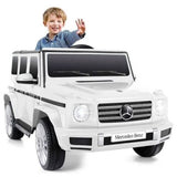 Licensed Mercedes-Benz G500 4WD Kids Ride-On Car with Remote Control - 12V