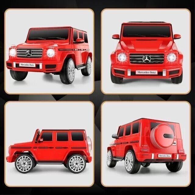 Licensed Mercedes-Benz G500 4WD Kids Ride-On Car with Remote Control - 12V