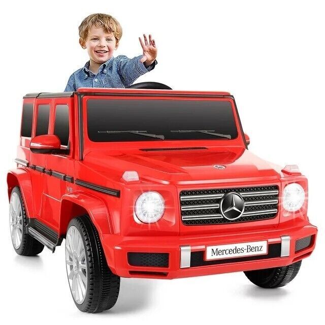 Licensed Mercedes-Benz G500 12V Battery Powered Ride On Car with Remote Control for Kids