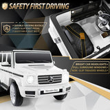 Licensed Mercedes Benz G500 Electric Ride-On Car for Kids, 12V Battery Powered Vehicle